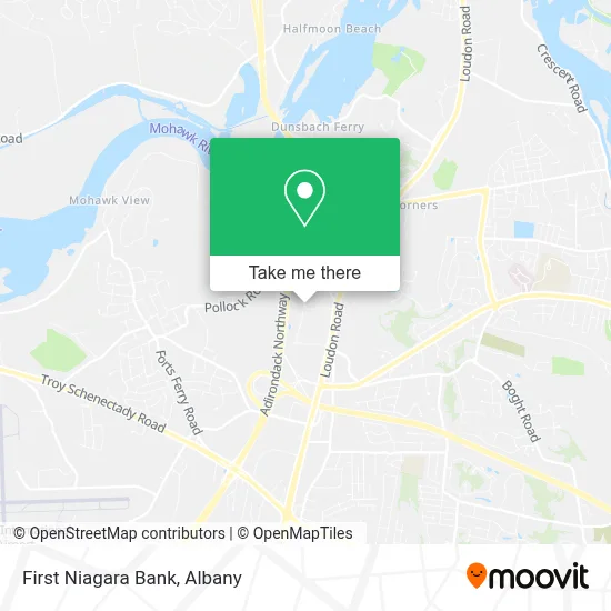 First Niagara Bank map