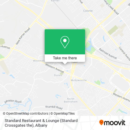 Mapa de Standard Restaurant & Lounge (Standard Crossgates the)