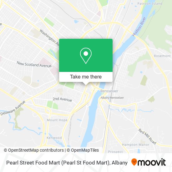 Mapa de Pearl Street Food Mart