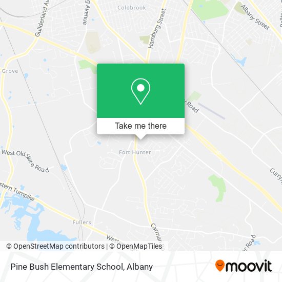 Pine Bush Elementary School map