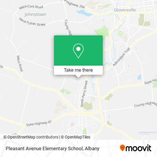 Mapa de Pleasant Avenue Elementary School