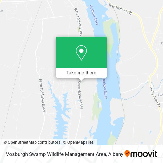 Vosburgh Swamp Wildlife Management Area map