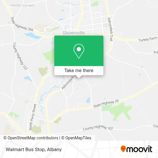 Walmart Bus Stop map