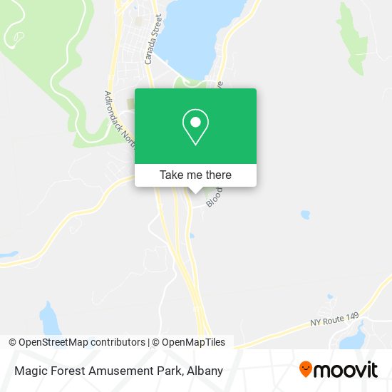 Magic Forest Amusement Park map