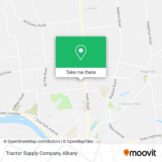 Tractor Supply Company map