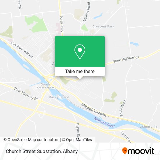 Church Street Substation map
