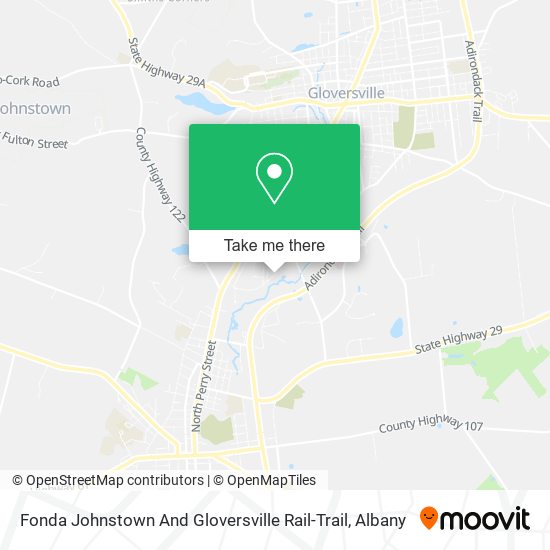 Fonda Johnstown And Gloversville Rail-Trail map
