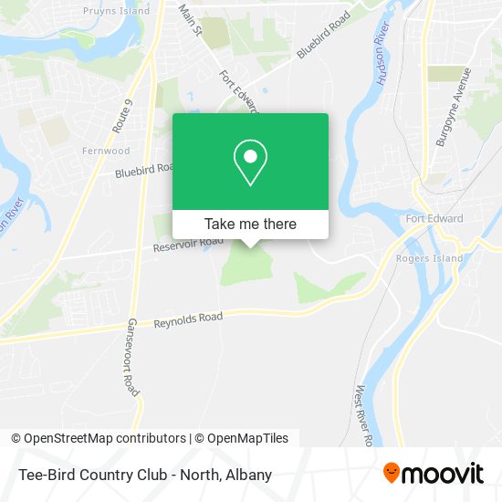 Tee-Bird Country Club - North map
