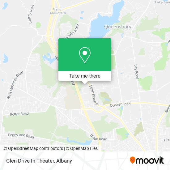 Glen Drive In Theater map