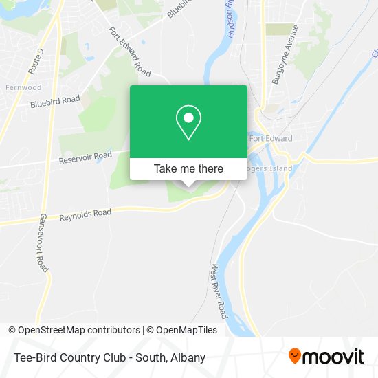Tee-Bird Country Club - South map