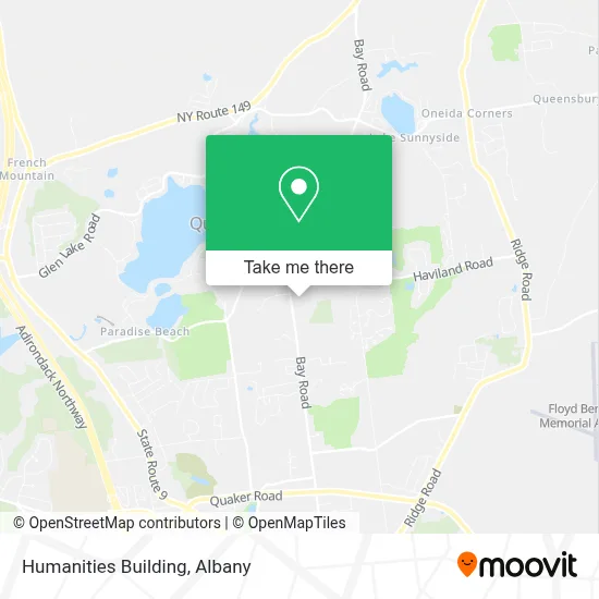 Humanities Building map