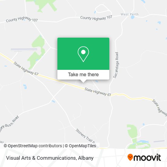 Visual Arts & Communications map