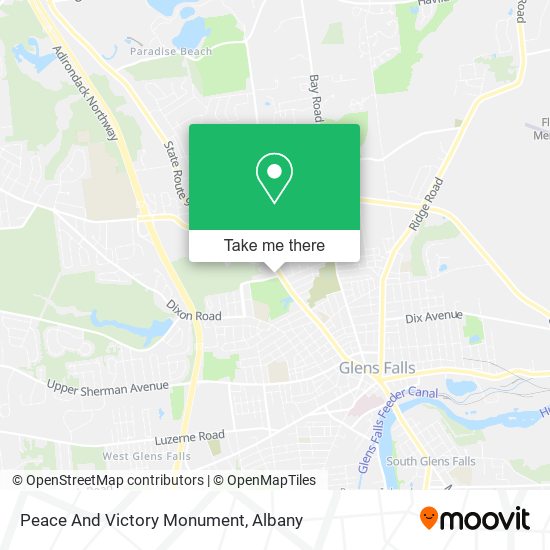 Peace And Victory Monument map