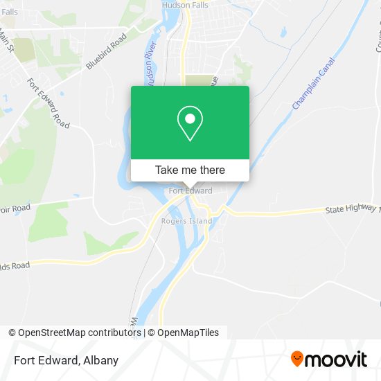 Mapa de Fort Edward
