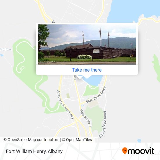 Fort William Henry map