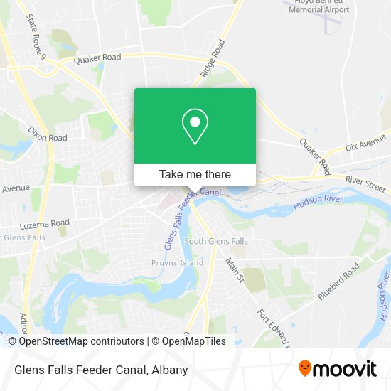 Mapa de Glens Falls Feeder Canal