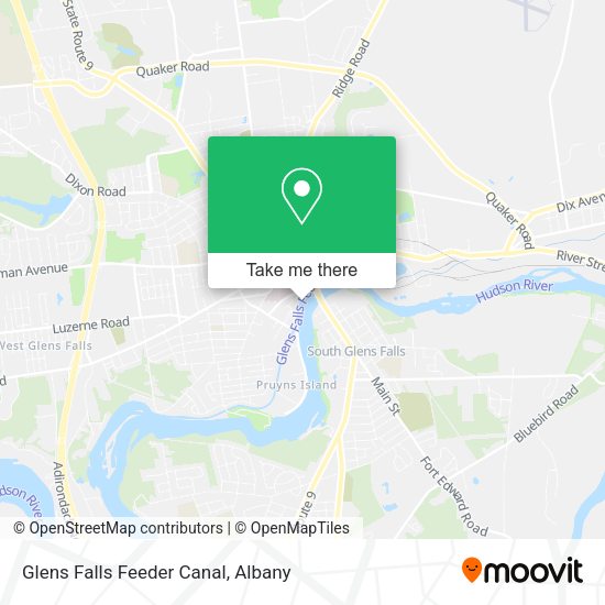 Mapa de Glens Falls Feeder Canal