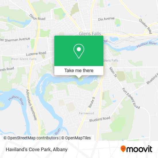 Haviland's Cove Park map