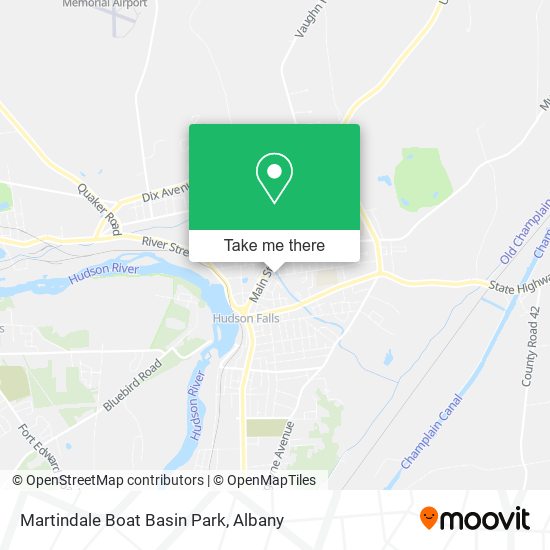 Mapa de Martindale Boat Basin Park