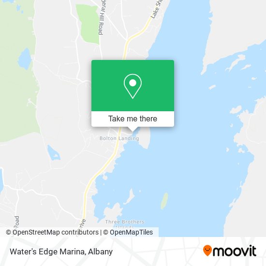 Water's Edge Marina map