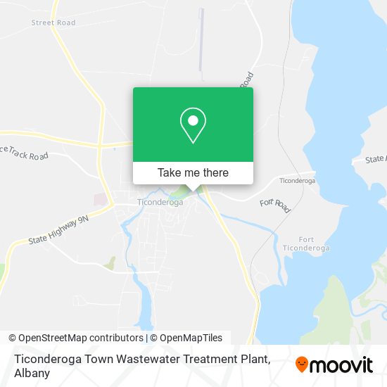 Mapa de Ticonderoga Town Wastewater Treatment Plant