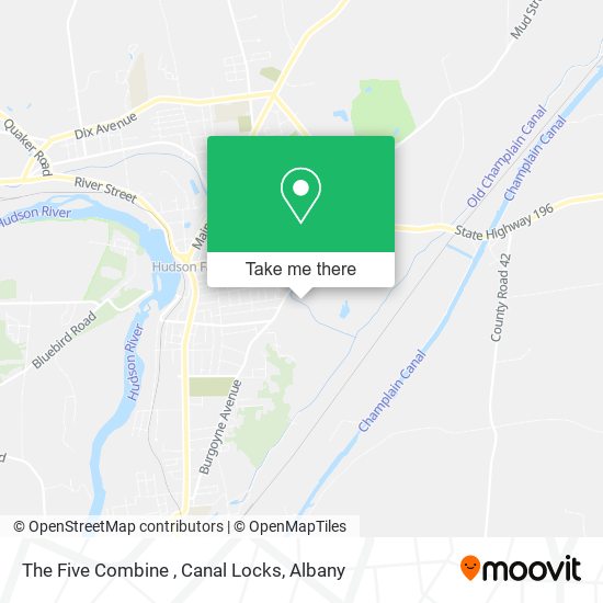 The Five Combine , Canal Locks map