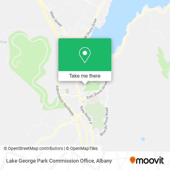 Mapa de Lake George Park Commission Office