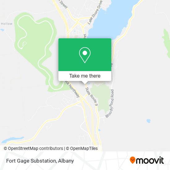 Mapa de Fort Gage Substation