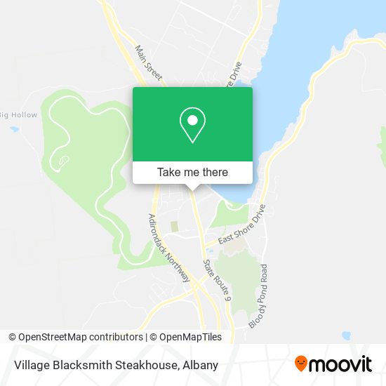 Village Blacksmith Steakhouse map