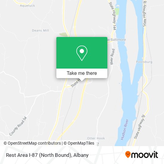 Rest Area I-87 (North Bound) map