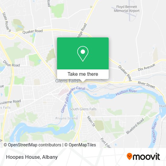 Mapa de Hoopes House