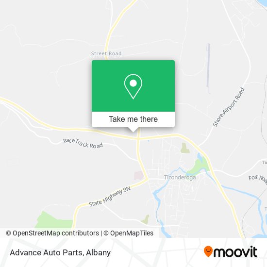 Mapa de Advance Auto Parts