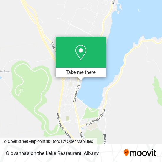 Giovanna's on the Lake Restaurant map