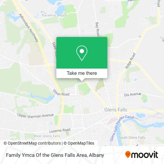 Mapa de Family Ymca Of the Glens Falls Area