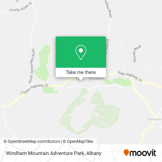 Windham Mountain Adventure Park map