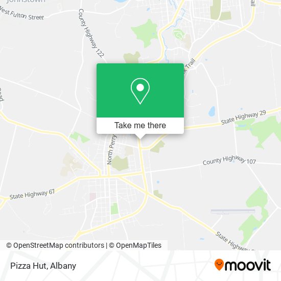 Pizza Hut map