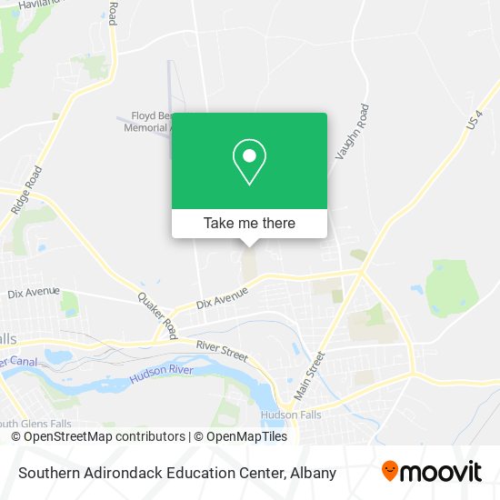 Mapa de Southern Adirondack Education Center