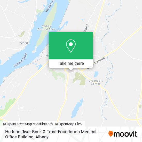 Mapa de Hudson River Bank & Trust Foundation Medical Office Building