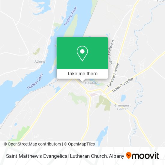 Saint Matthew's Evangelical Lutheran Church map
