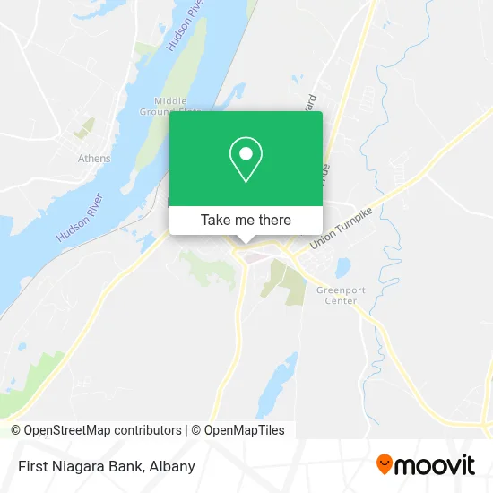 First Niagara Bank map