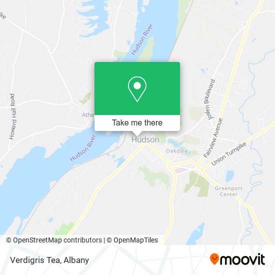 Mapa de Verdigris Tea