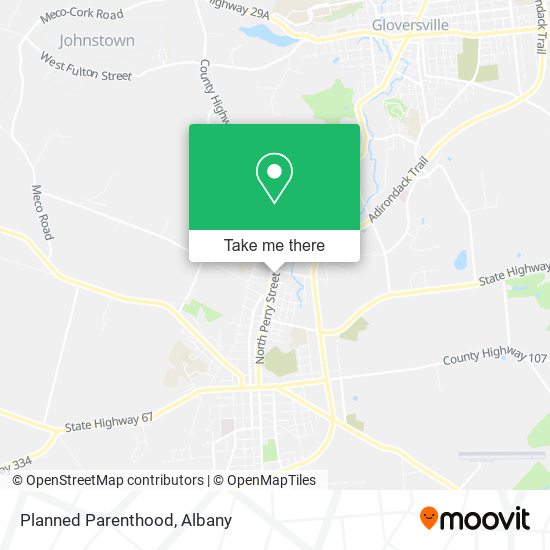 Mapa de Planned Parenthood