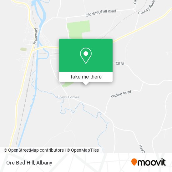 Mapa de Ore Bed Hill