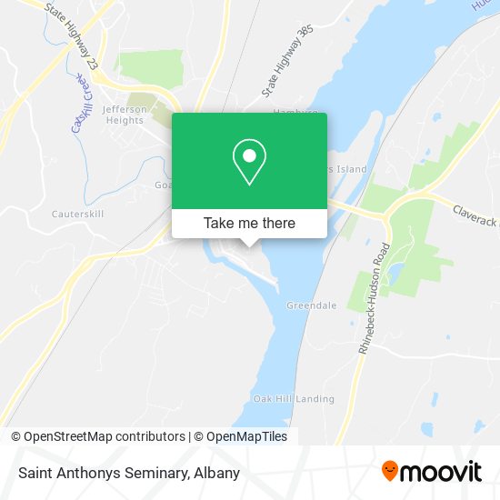 Saint Anthonys Seminary map