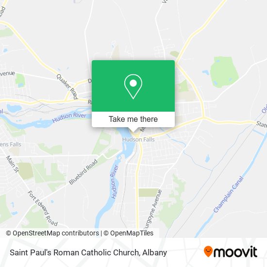 Saint Paul's Roman Catholic Church map