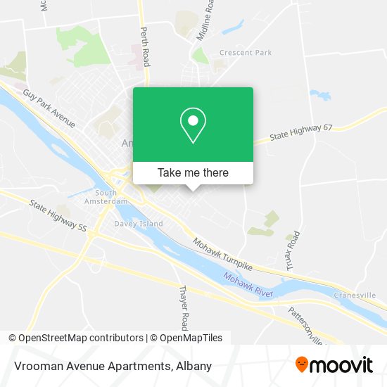 Vrooman Avenue Apartments map