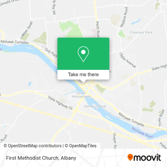 First Methodist Church map