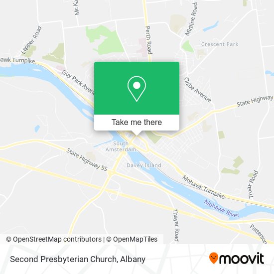Second Presbyterian Church map