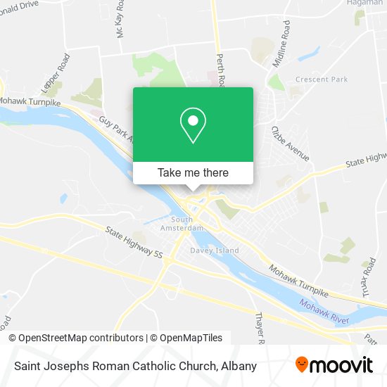 Saint Josephs Roman Catholic Church map