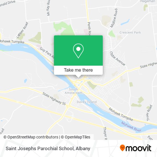 Saint Josephs Parochial School map